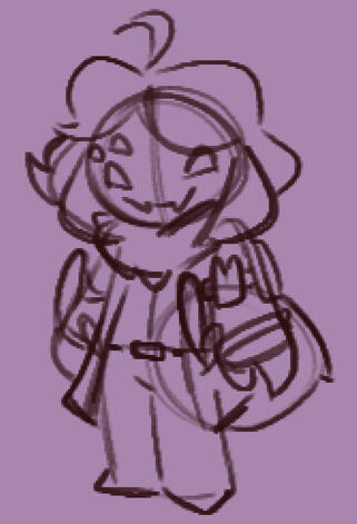 Awesome doodle by @Sporkgal on Bsky